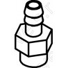 A0800092_R0-21 - fitting m. 1/8 conic brass l.25