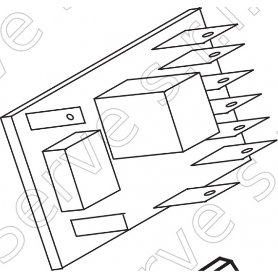 AKR5-010-T1-210 - main pcb w/refill 120v