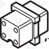 AKR5-010-T1-240 - socket 4 p. 10a 250v