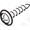 AKR5-010-T1-310 - screw 3x16 black