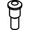 P0C2330010_R0-60 - PORTA ANTENNA FORO DA 6MM