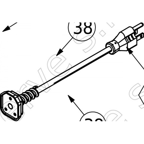 P0C2330020_R0-13 - power cord amer 3x14 4,5m