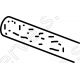P0C2330020_R0-25 - silicone pipe covered 5X10 l.330mm
