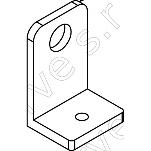 A0600019_R0-2 - pump support L 1 hole